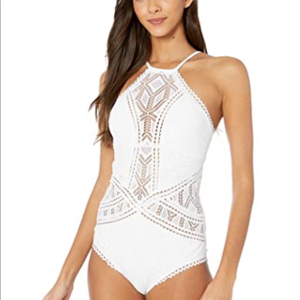 Becca high Neck One piece